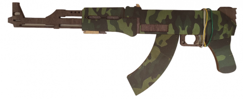 Автомат "АК-47 резинкострел" короткий в ассортименте во Константиновске фото 2