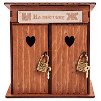 Копилка туалет 2 кабинки "На ипотеку" окрашенная во Константиновске